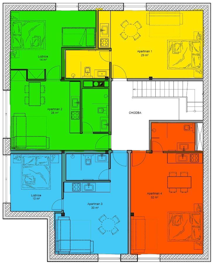 Apartmány Hacienda Boží Dar Esterno foto