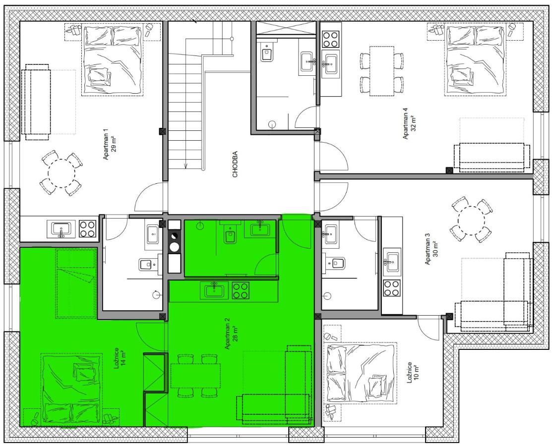 Apartmány Hacienda Boží Dar Esterno foto